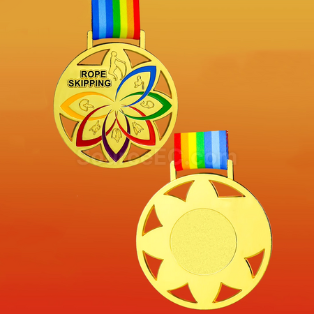 Customization Rope Skipping Metal Medal Promotional Products