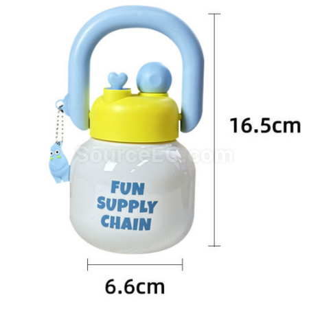 Customization Large-capacity Portable Double-spout Big-bellied Cup Promotional Products