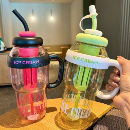 Customization 1300ml Plastic large-bellied water bottle Promotional Products