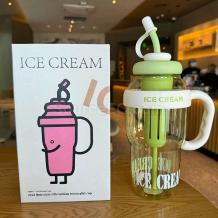 Customization 1300ml Plastic large-bellied water bottle Promotional Products