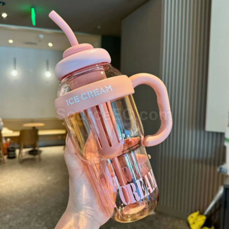 Customization 1300ml Plastic large-bellied water bottle Promotional Products