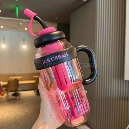 Customization 1300ml Plastic large-bellied water bottle Promotional Products