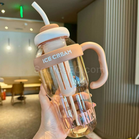 Customization 1300ml Plastic large-bellied water bottle Promotional Products