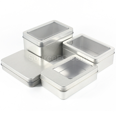 Square tinplate box window opening