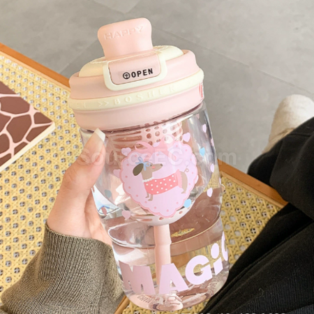 Customization Tritan Cute straw water cup Promotional Products