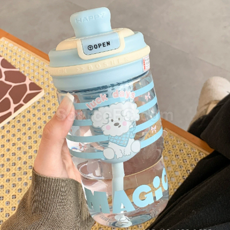 Customization Tritan Cute straw water cup Promotional Products