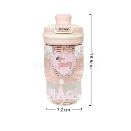 Customization Tritan Cute straw water cup Promotional Products
