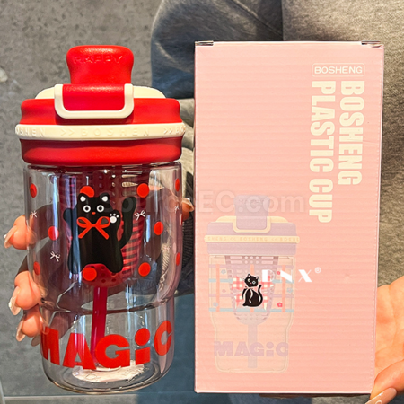 Customization Tritan Cute straw water cup Promotional Products