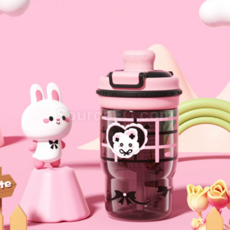Customization Tritan Cute straw water cup Promotional Products