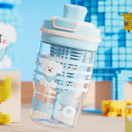 Customization Tritan Cute straw water cup Promotional Products