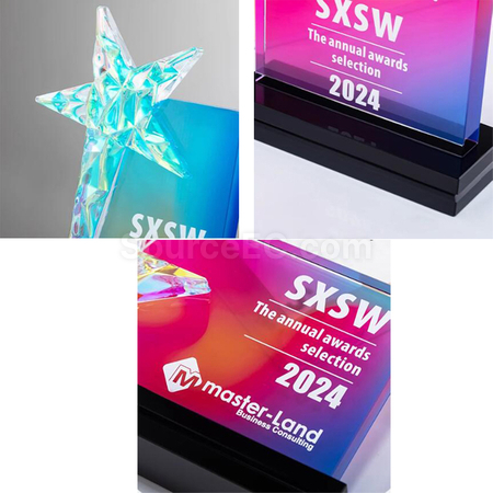 Customization Plated Crystal Award Promotional Products