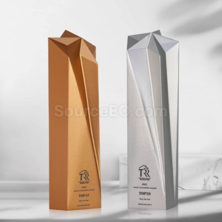 Customization Aluminum Alloy Brushed Trophy Promotional Products