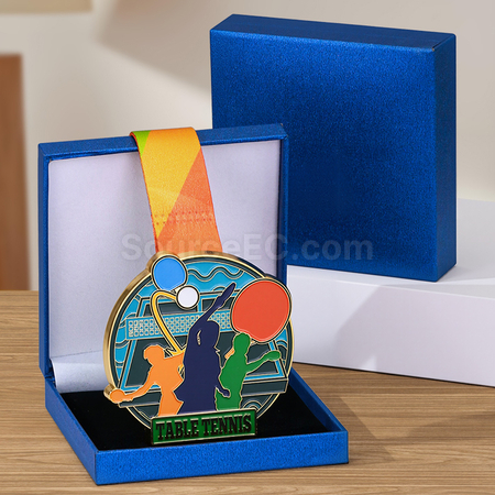 Customization Table Tennis Metal Medal Promotional Products