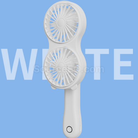 Customization Portable Desktop Handheld Double Head Fan Promotional Products