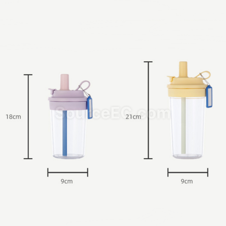 Customization Plastic straw water cup Promotional Products