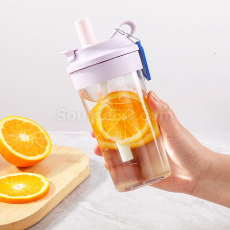 Customization Plastic straw water cup Promotional Products