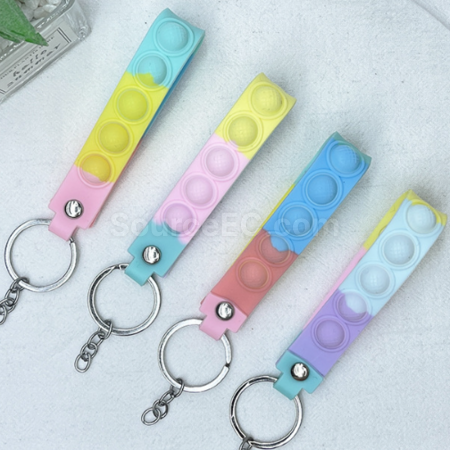 Customization Stress Relief Bubble Keychain Promotional Products