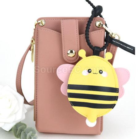Customization Bee Stress Relief Squeeze Keychain Promotional Products