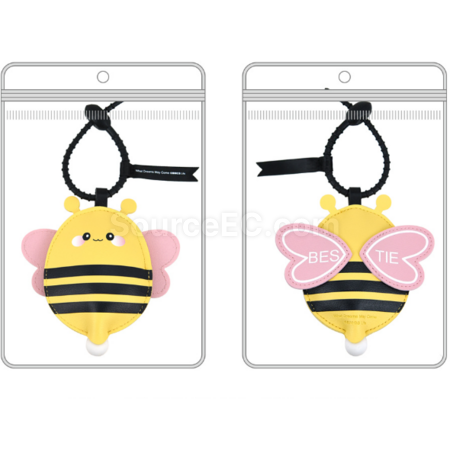 Customization Bee Stress Relief Squeeze Keychain Promotional Products