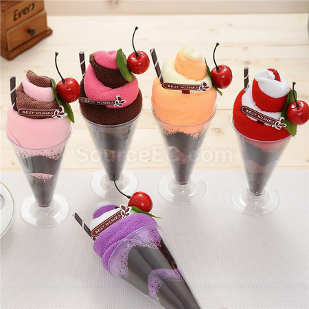 Customization Ice Cream Small Towel Promotional Products