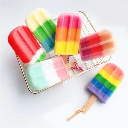 Customization Colorful Ice Cream Sponge Brush Promotional Products