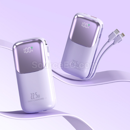 Customization Fast Charging Comes With A Single Line Mini Power Bank Promotional Products