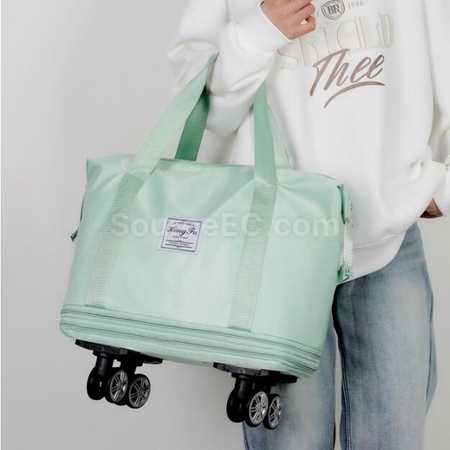 Customization Large Capacity Universal Wheel Dry And Wet Separation Expandable Waterproof Luggage Bag Promotional Products