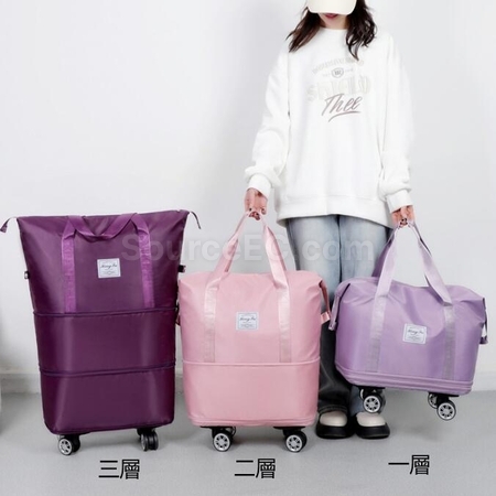 Customization Large Capacity Universal Wheel Dry And Wet Separation Expandable Waterproof Luggage Bag Promotional Products