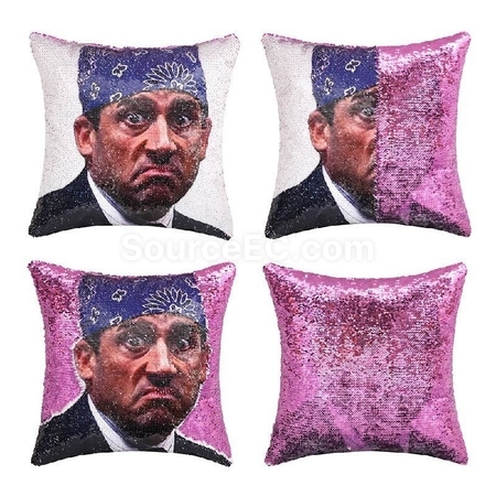 Customization Customized Magic Sequin Pillow  Promotional Products