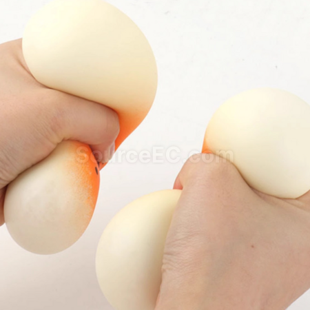 Customization Fluid Egg Yolk Puff Stress Ball Promotional Products