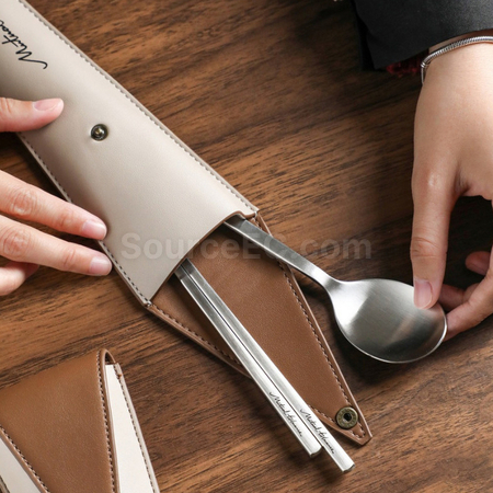 Customization Light Luxury Portable Tableware Set Promotional Products