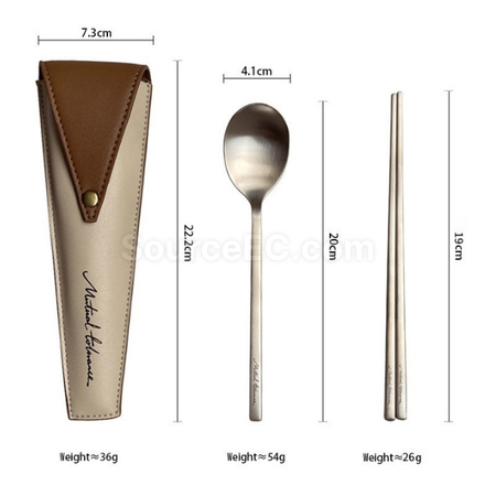 Customization Light Luxury Portable Tableware Set Promotional Products