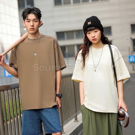 Customization Contrasting Color Summer T-shirt Promotional Products