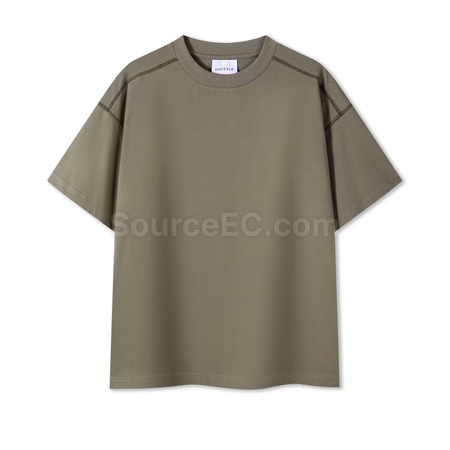 Customization Contrasting Color Summer T-shirt Promotional Products