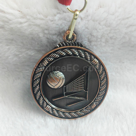 Customization Volleyball Metal Medal Promotional Products