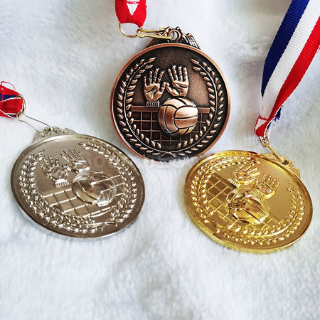 Customization Volleyball Metal Medal Promotional Products