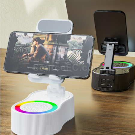 Customization 360-Degree Rotating Speaker Power Bank Stand Promotional Products