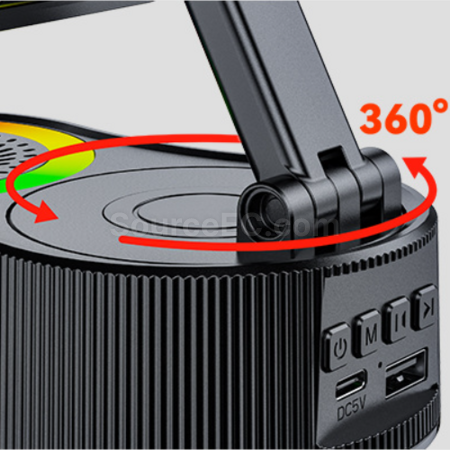 Customization 360-Degree Rotating Speaker Power Bank Stand Promotional Products