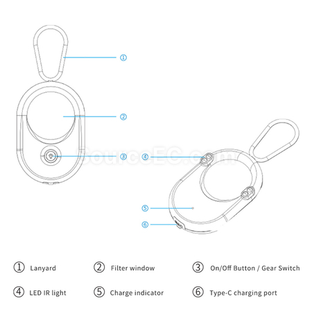 Customization Portable Anti-sneak Camera Infrared Detector Promotional Products