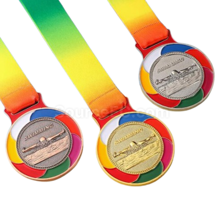 Customization Swimming Metal Medal Promotional Products