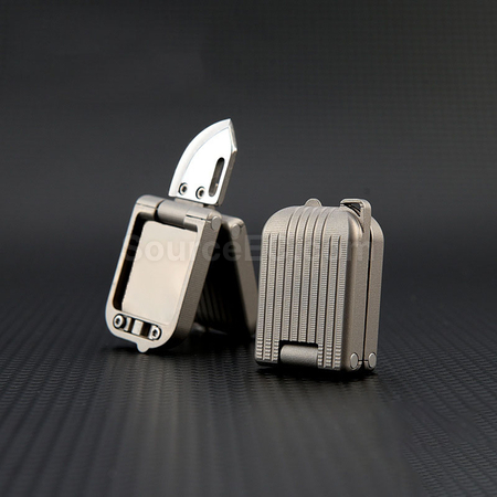 Customization Titanium alloy suitcase mini knife Promotional Products