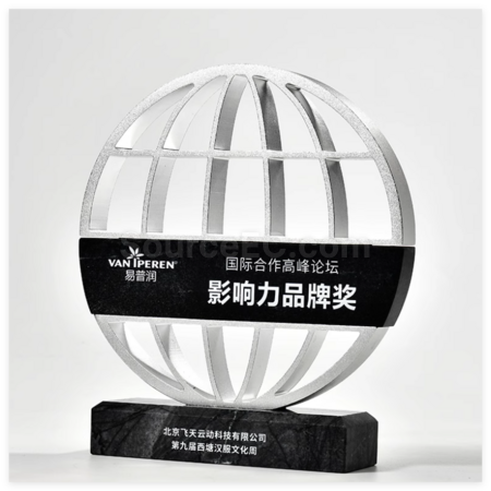 Customization Metal Marble Trophy Promotional Products