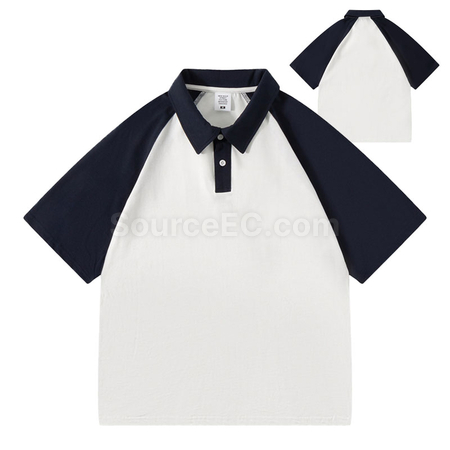 Customization Raglan Sleeve Polo Shirt Promotional Products