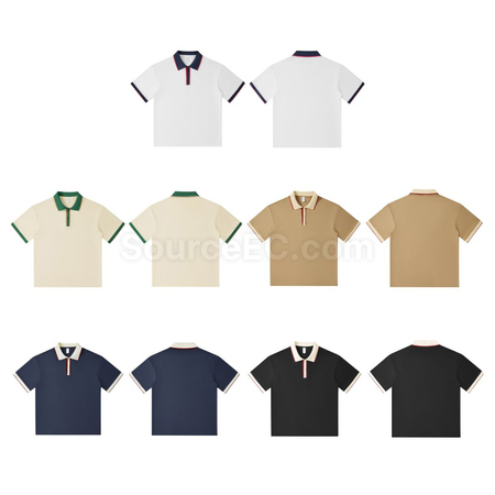Customization Vintage Patchwork Polo Shirt Promotional Products