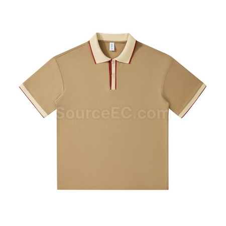 Customization Vintage Patchwork Polo Shirt Promotional Products