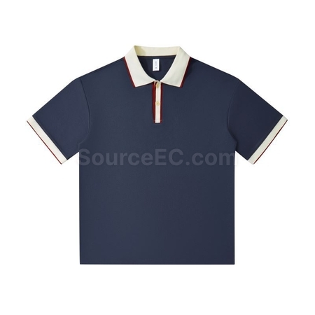 Customization Vintage Patchwork Polo Shirt Promotional Products