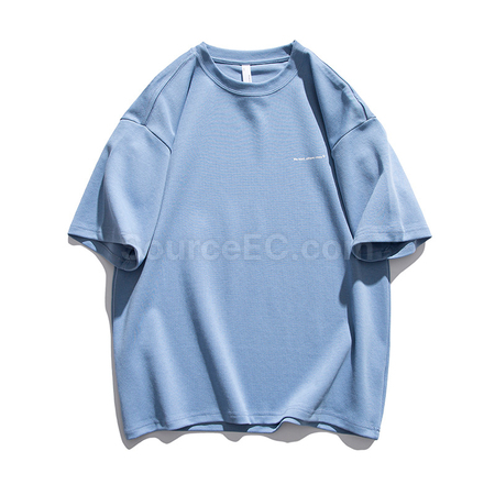 Customization 300g Heavyweight Solid Color Short-sleeved T-shirt Promotional Products