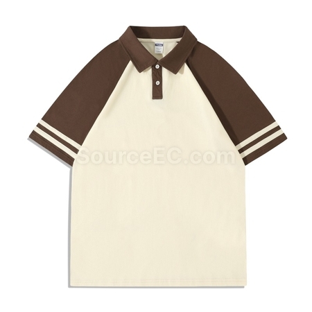 Customization Vintage Patchwork Polo Shirt Promotional Products