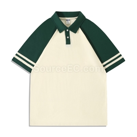 Customization Vintage Patchwork Polo Shirt Promotional Products