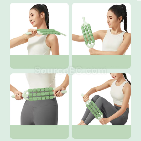 Customization Three - Row Flexible Massage Stick Promotional Products